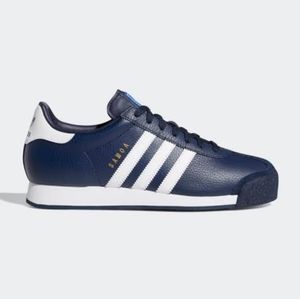 Adidas Originals Samoa Leather Navy White Shoes